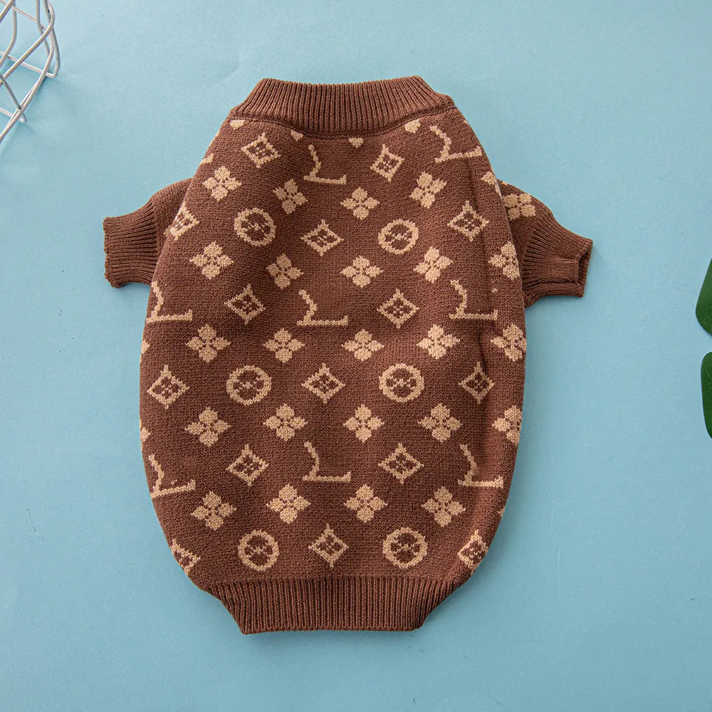 Wool dog sweater in European style available sizes XS to XXL