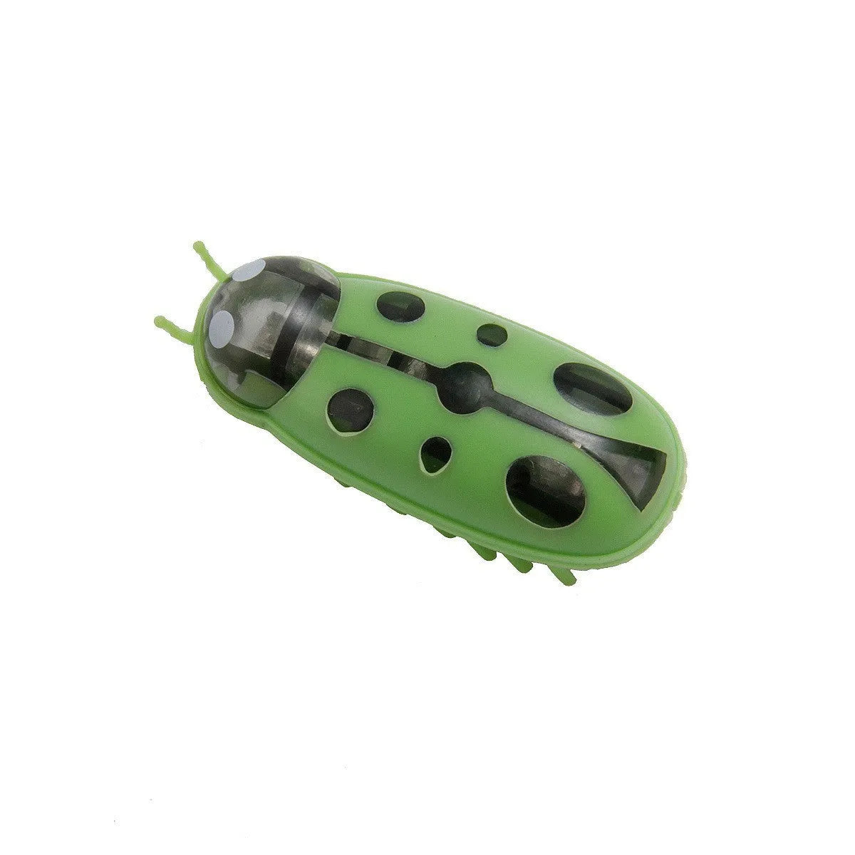 Small electric bug toy for cats with 12 legs and self-righting capability