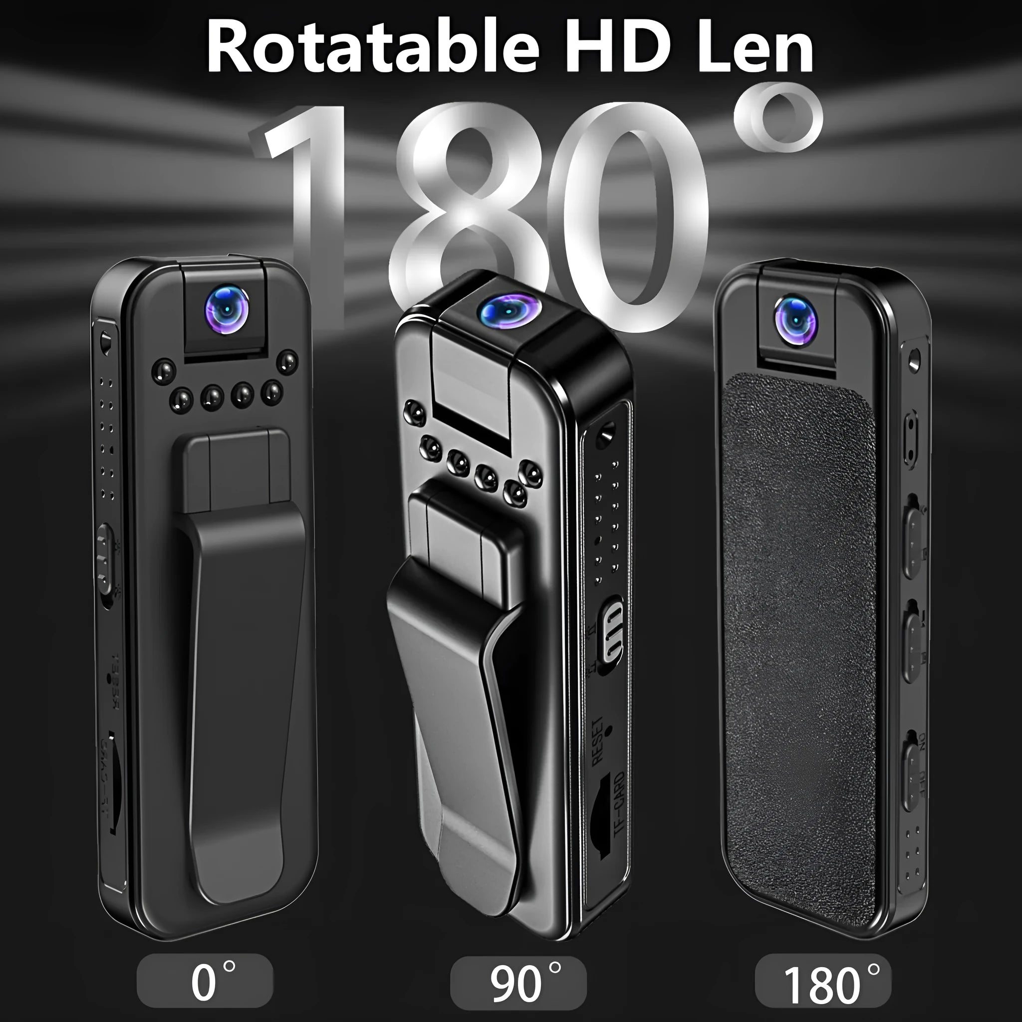 L7 model HD home security camera with wifi and infrared night vision for outdoor recording.