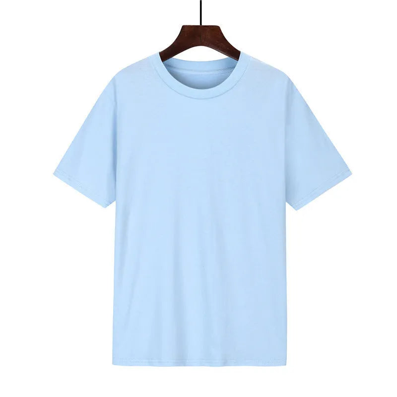 Cotton men's loose fit t-shirt in multiple colours with short sleeves and printed design