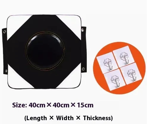 Home fitness wall target square boxing punching bag 30x30x10cm with steel nails
