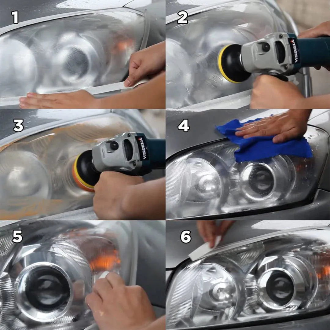Carbon steel headlight repair tool for vehicle maintenance, model style 10753.