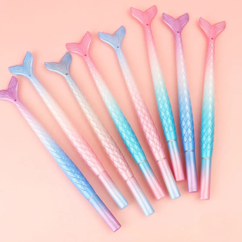 Mermaid pen with 0.38mm fine metal tip and plastic shell in random ink colour