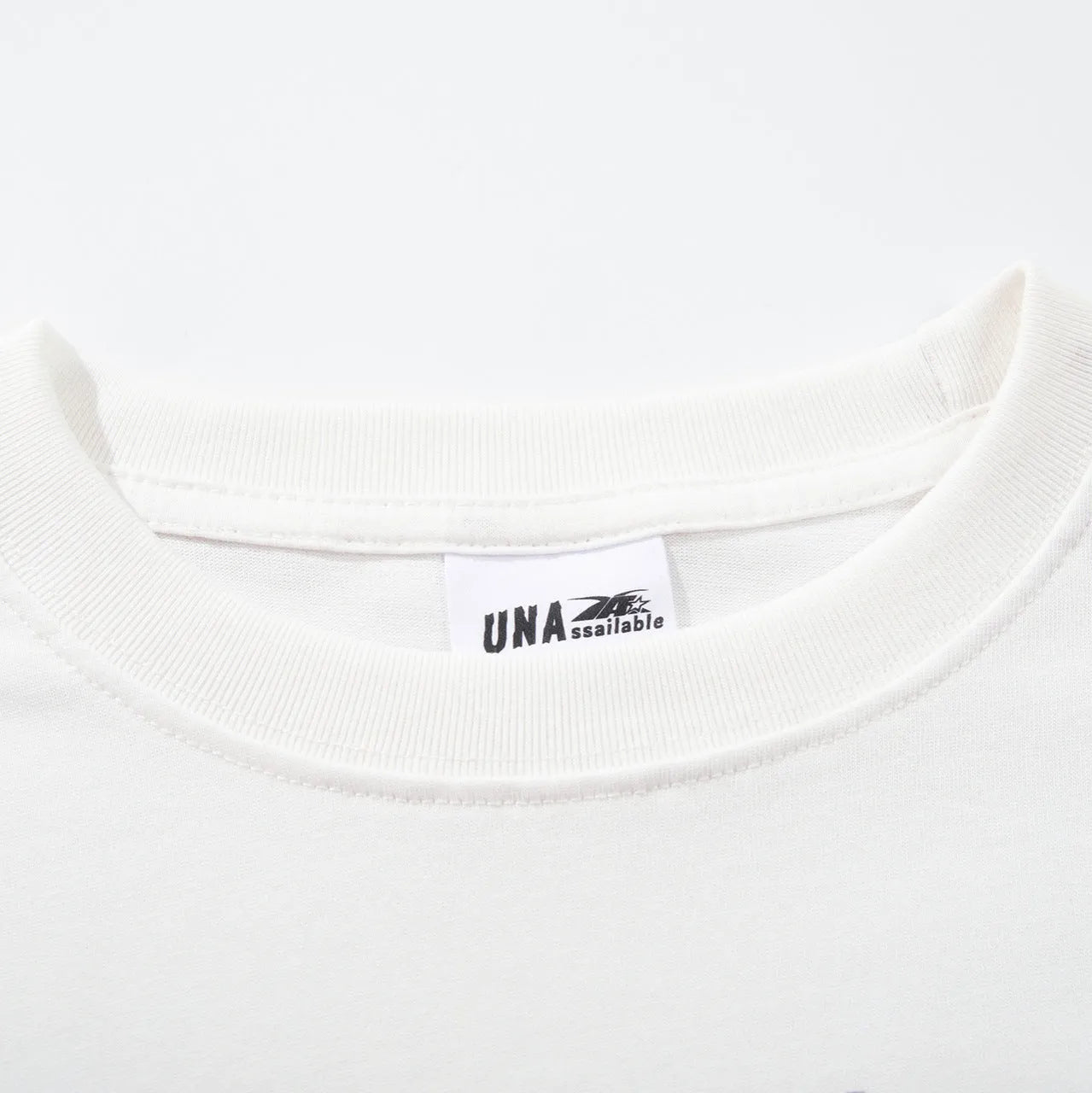 Men's white cotton printed retro design short sleeve t-shirt on hanger