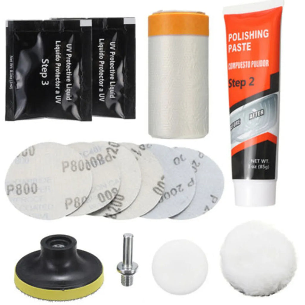 Carbon steel headlight repair tool for vehicle maintenance, model style 10753.