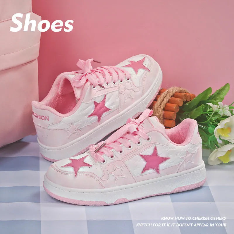 Denim skateboard shoes with rubber sole and mesh lining in black, green, or pink colours