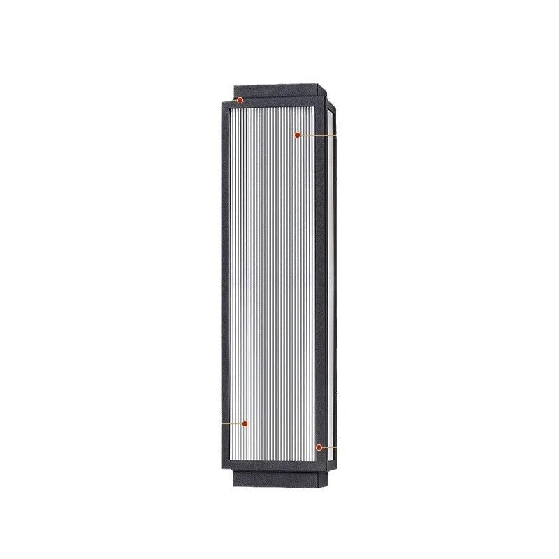 Waterproof stainless steel outdoor wall lamp for courtyard and garden lighting installation