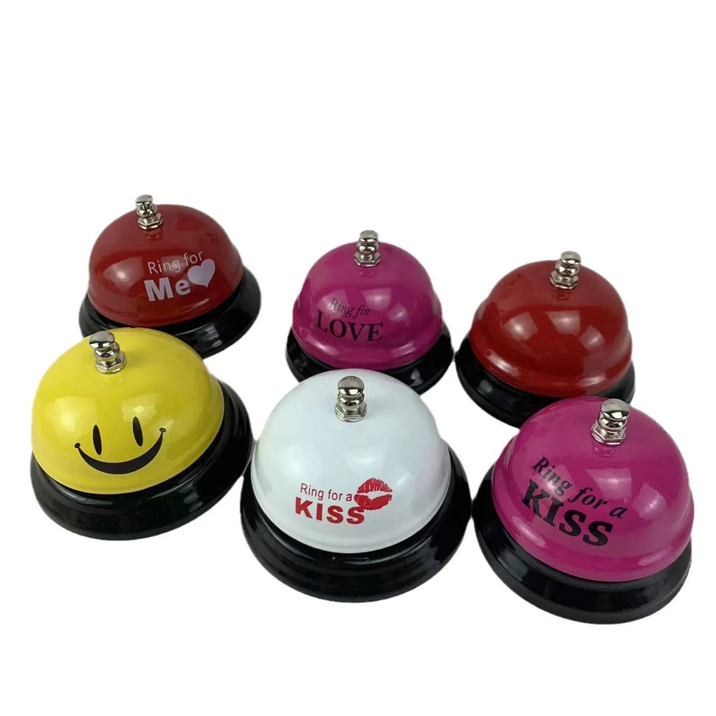 Iron class game bell in one of eleven colour options including red, green, blue, pink and yellow.