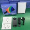 Portable LED fill light with clip attachment for mobile photography and video recording