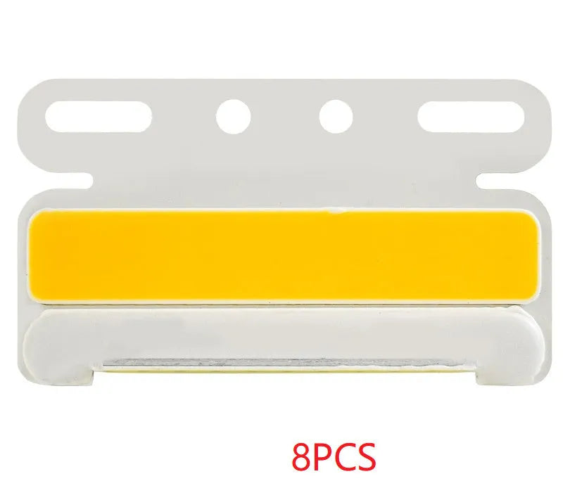 Waterproof aluminium COB LED truck side and ground tire light in red, yellow, green, blue, or white.