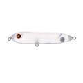 9.5cm transparent blank fishing bait body with 7mm fish eye hole for DIY soft plastic lure making