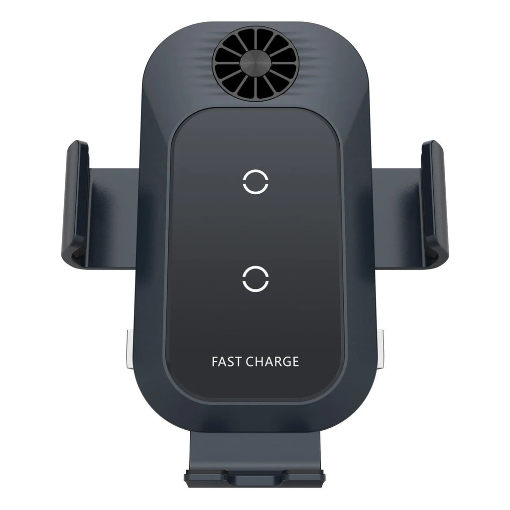 C35 colour car wireless charger phone holder with suction cup mount and automatic clamping