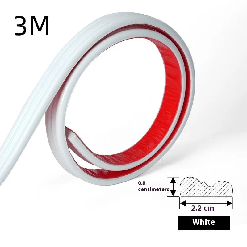 Flexible PVC background wall shaping frame with self-adhesive edge banding for photo studio backdrop edges