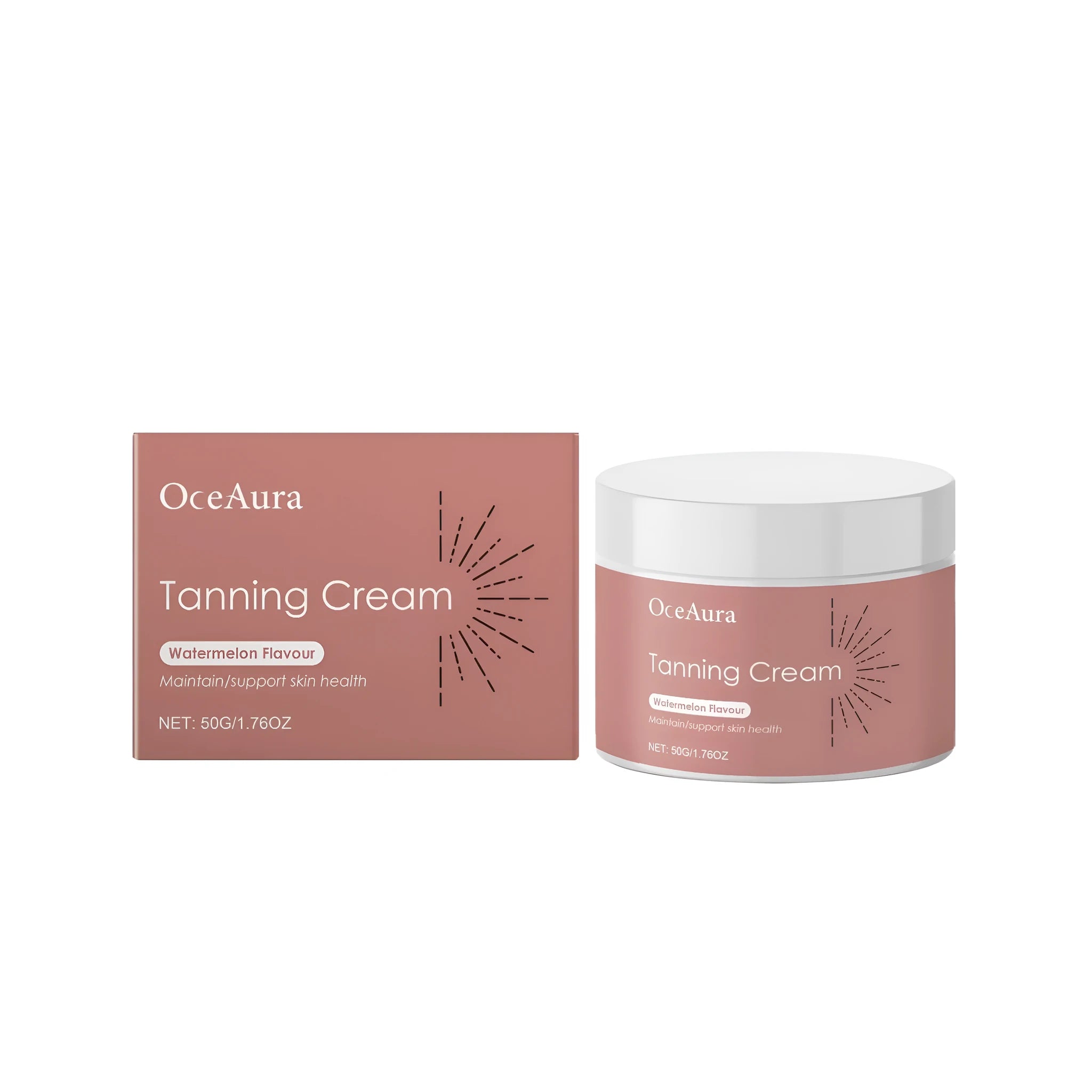 50g tube of self-tanning cream with coconut oil and vitamin E for gradual colour