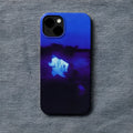 Glossy hard shell phone case with art design for Apple iPhone