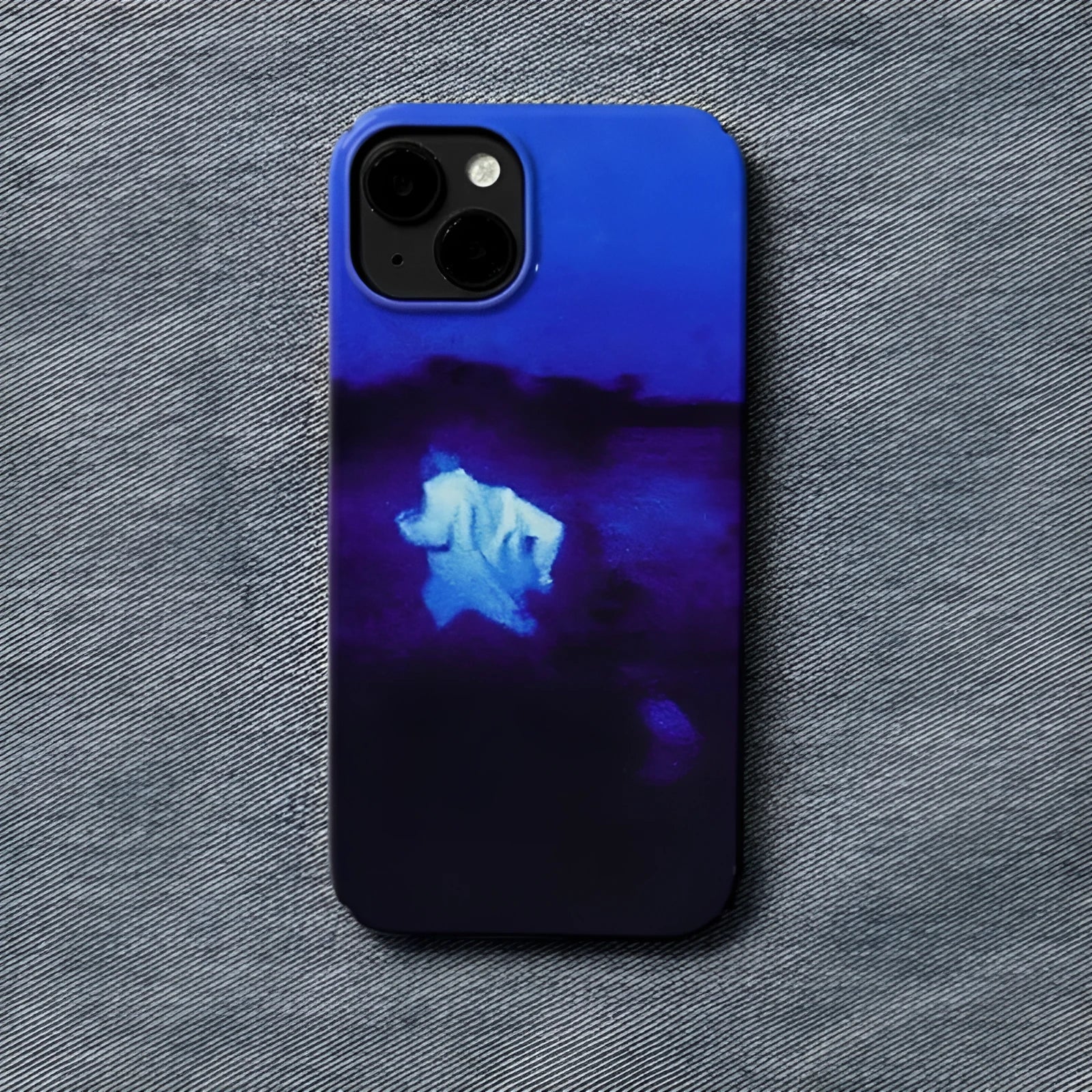 Glossy hard shell phone case with art design for Apple iPhone