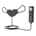 Black LED photon mask for facial and neck light therapy treatment with four-colour system