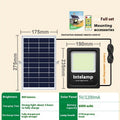 Outdoor courtyard solar LED light with waterproof IP65 rating and three lumen model options