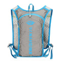 Ultra-light outdoor backpack in streamer orange colour with air pillow belt system for cycling and sports