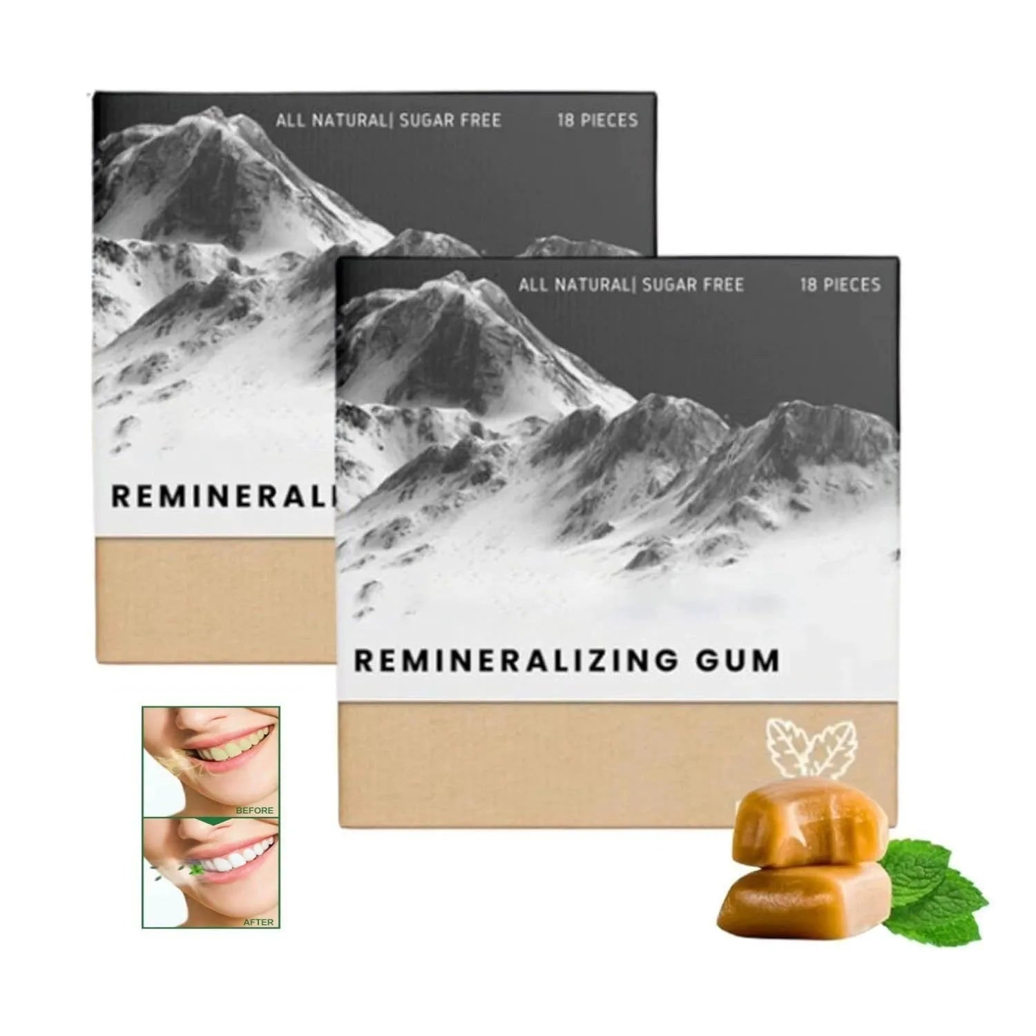 Box of Frankincense Mint dietary supplement tablets containing 18 tablets with frankincense and peppermint extract