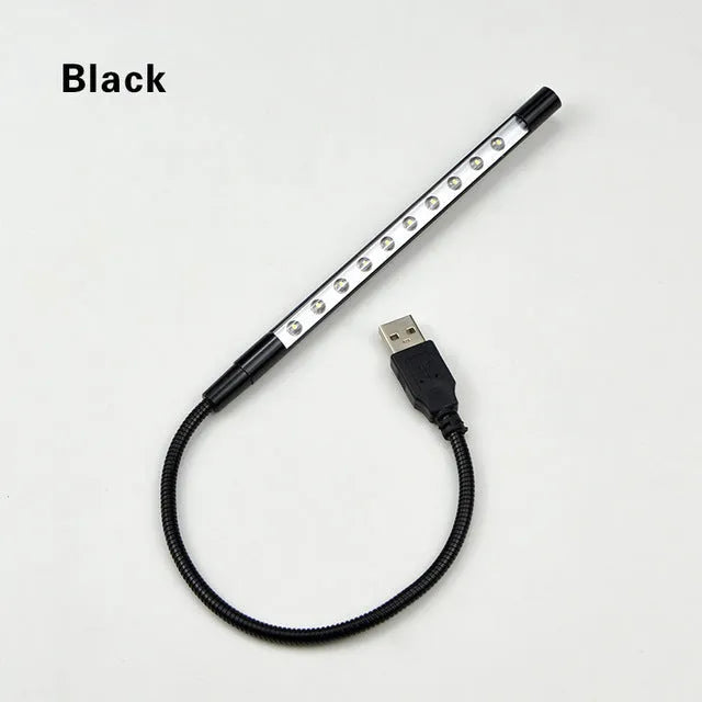 Spiral USB LED night light with aluminium alloy shade in multiple colour options