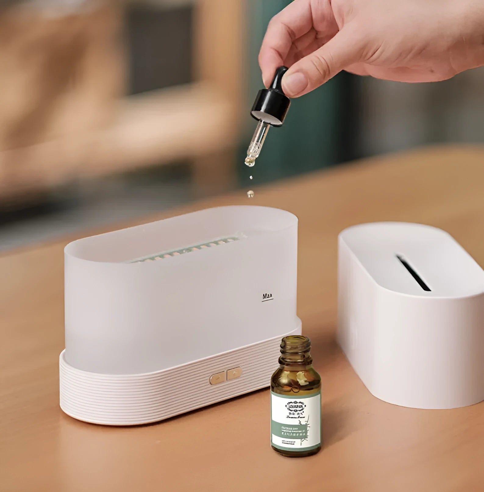 10ml Cologne Marine Humidifier Essential Oil with dropper and three scent style options packaging