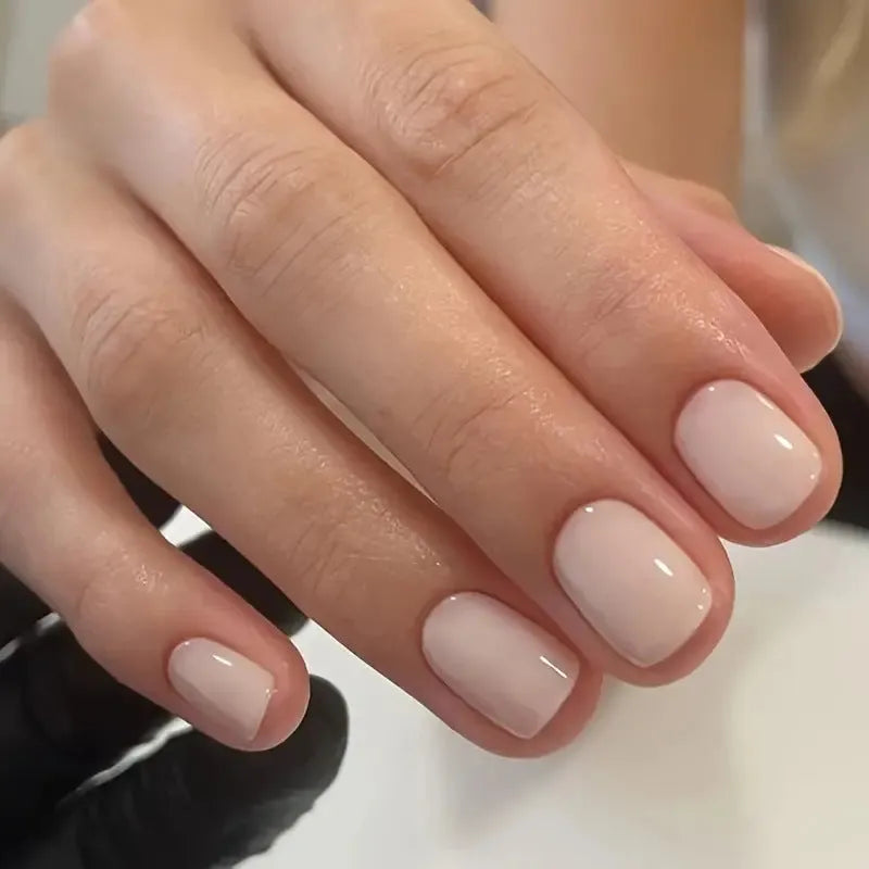 Plastic nail art set in MY119 solid colour for ladies DIY manicure