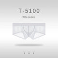 Men's seamless low waist underwear in ice silk fabric shown in chocolate colour on a white background