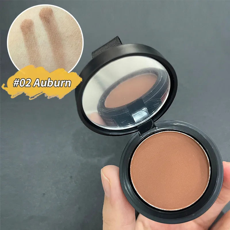 Hairline powder compact for shadow repair with fourteen colour shade options