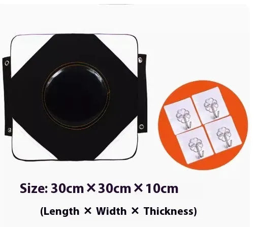 Home fitness wall target square boxing punching bag 30x30x10cm with steel nails
