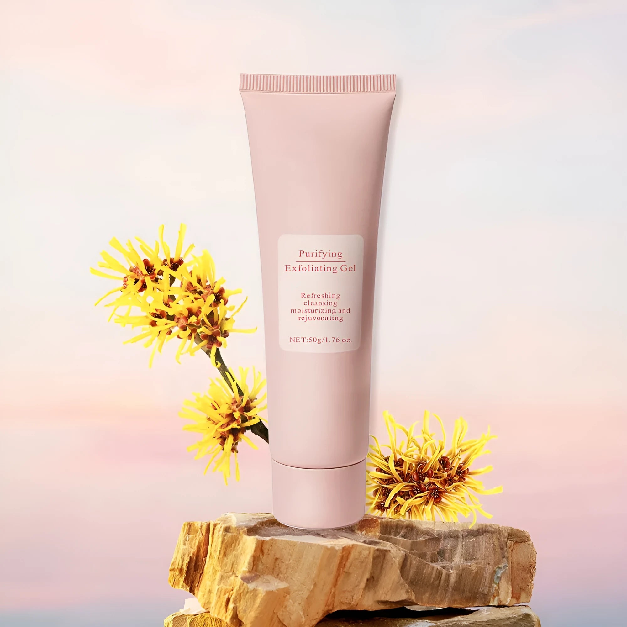 132g tube of moisturising facial exfoliating gel scrub for universal skin types