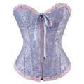 Women's jacquard spandex corset waistband with front zipper closure in multiple colour options