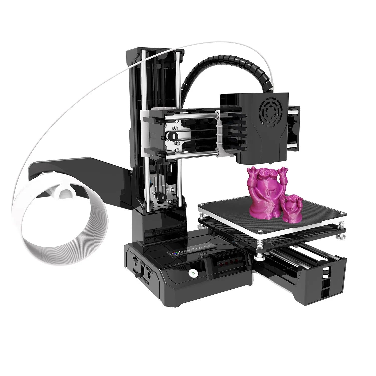 K9 Mini desktop 3D printer in black or blue with 100x100mm build area for PLA filament
