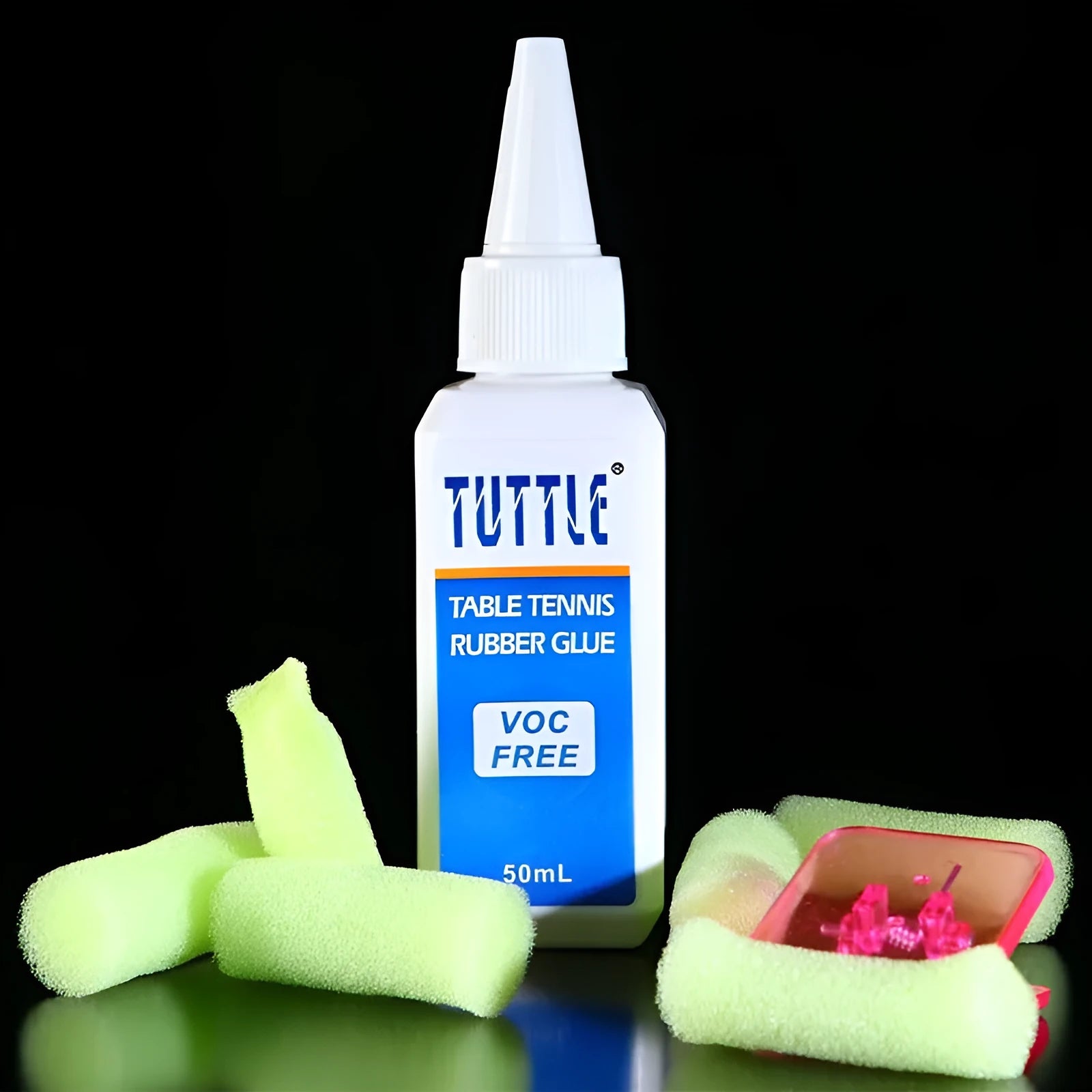 50ml bottle of water-soluble inorganic glue for table tennis racket rubber adhesion