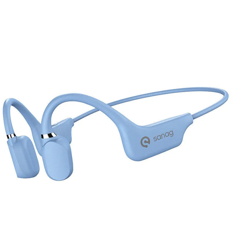 Bone conduction Bluetooth sports headset with wireless neckband in multiple colour options