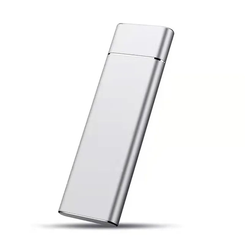 6TB capacity external mobile hard drive with metal shell in black blue orange red or silver colour options