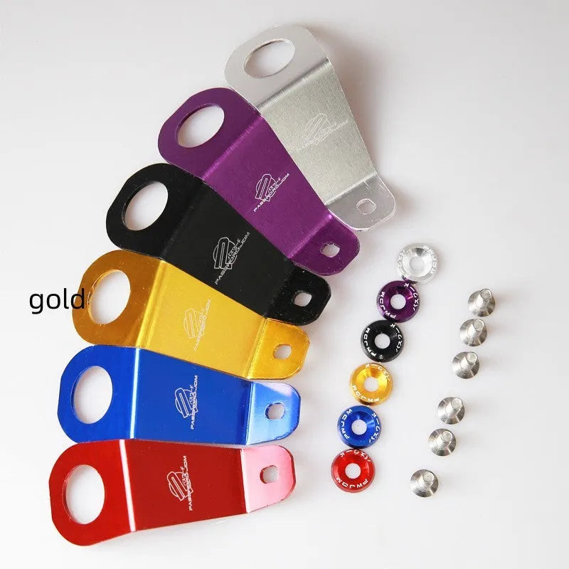 Aluminium alloy radiator bracket for Honda Civic EG in six colour options with anodic oxidation finish