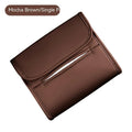 Leather car tissue box with elastic band for seat-back mounting in vehicle