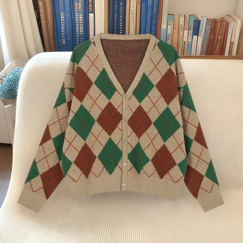 Casual knitted cardigan coat in macaron colours: pink, green, black, light khaki, dark khaki.
