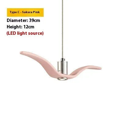 Nordic postmodern LED chandelier ceiling light with macaron colour options for restaurants and homes