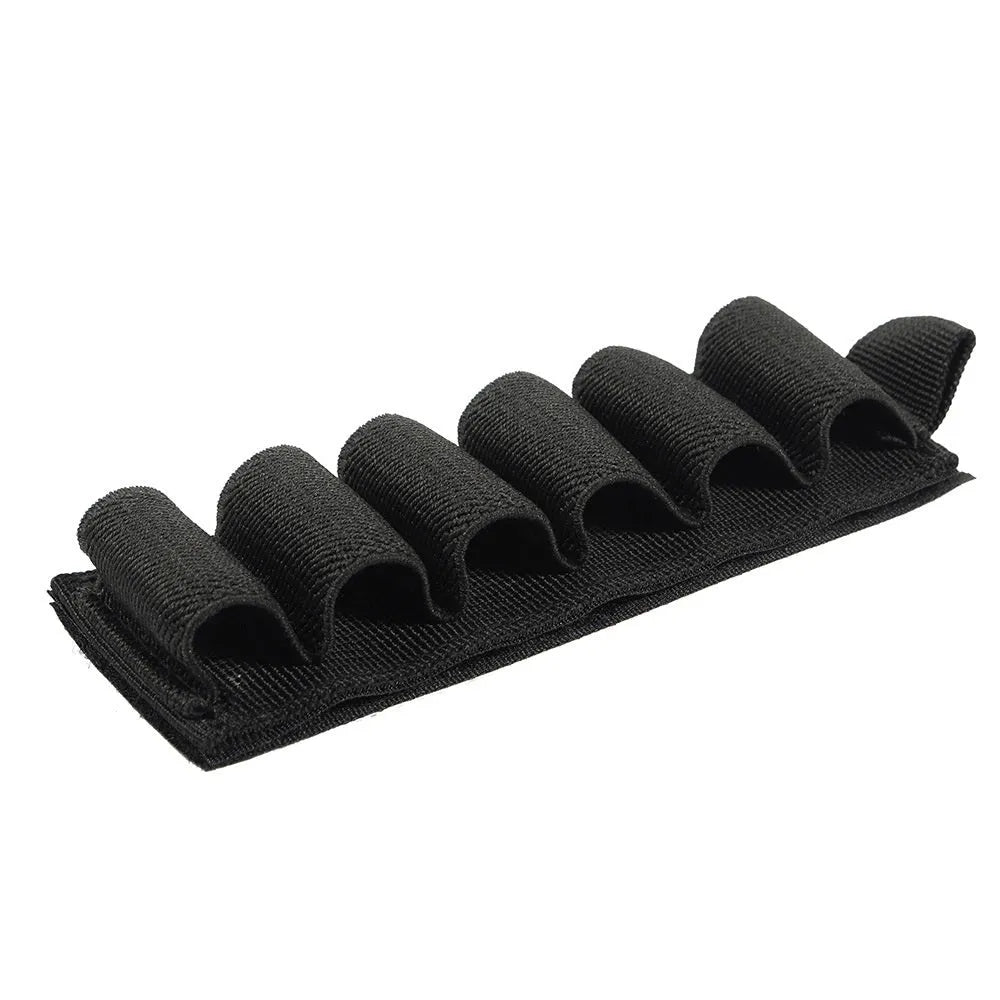 Tactical 6-hole storage sticker made from 1000D nylon fabric measuring 5cm by 16.5cm