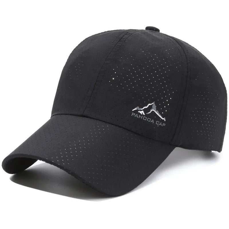 Korean style baseball cap with adjustable closure and dome crown in multiple colour options
