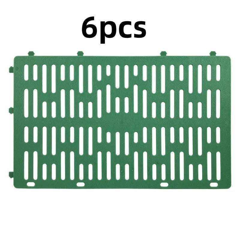 Plastic simulated bark tree protective cover in green colour for outdoor use