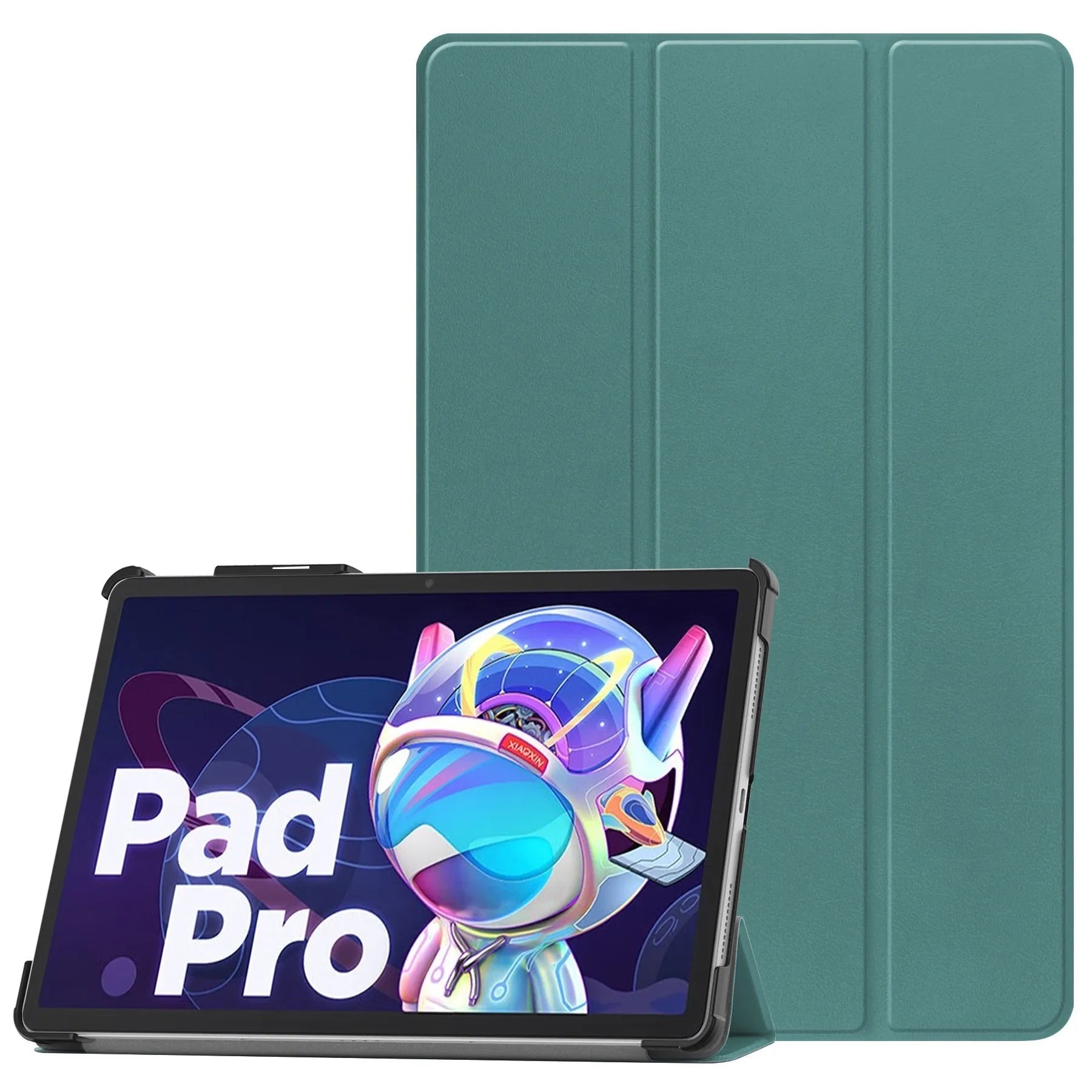 Lenovo Tab P12 tablet protective case in a choice of colours and patterns with a folded magnetic stand.