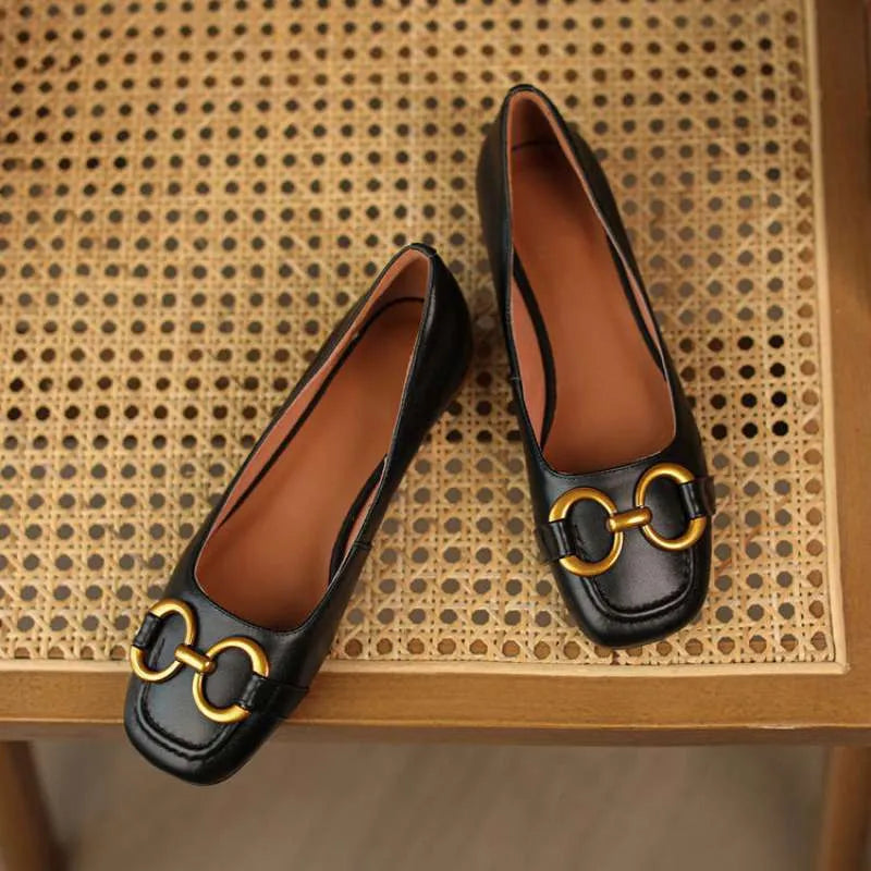 Women's square toe Wanwan Lei style pumps with super high heel in black, beige, or apricot colours