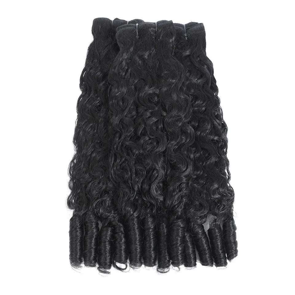 15A human hair weft in colour 1B hand woven for hair extensions available in 8 to 30 inch lengths