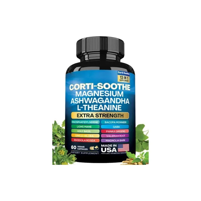 Bottle of 60 South African drunken eggplant magnesium citrate supplement capsules
