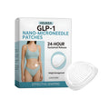 Four nano-microneedle skin patches for facial treatment application.
