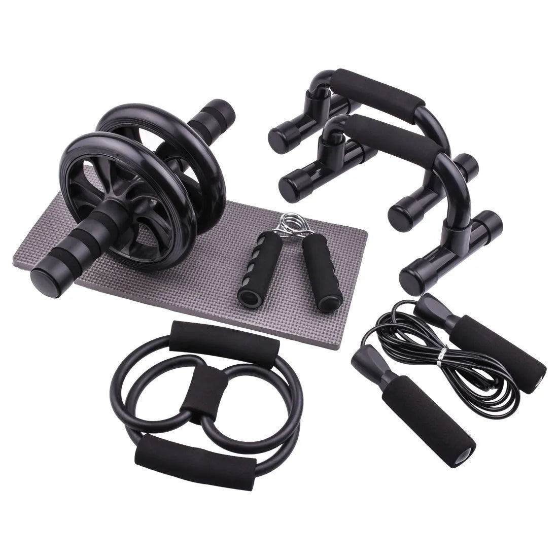 Indoor sports push-up bracket for abdominal wheel fitness training in four colour options