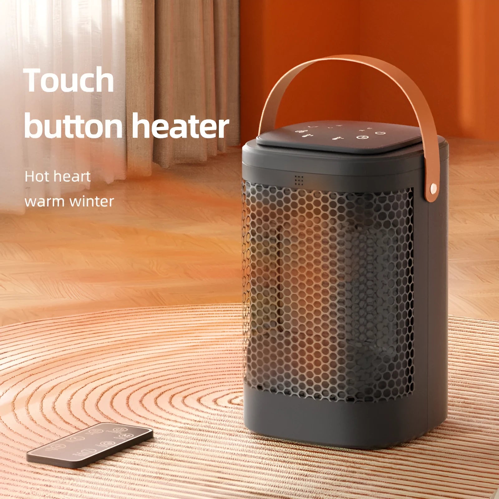 618 colour ceramic tower heater with remote control and touch screen interface for 11-20 square metre rooms